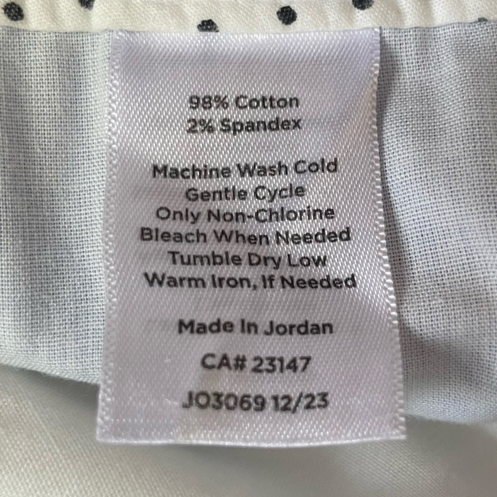 Talbots CURVY Blue Skimmer Capri Peddle Pusher Pants NWT Button Detail - Picture 13 of 14